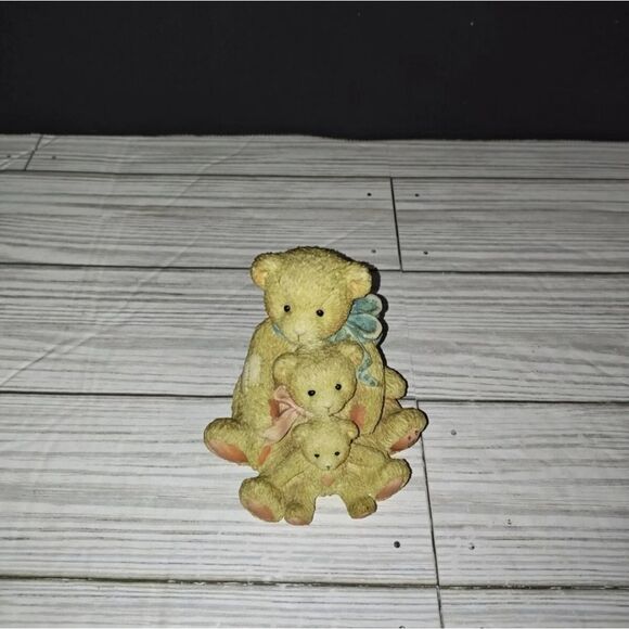 Cherished Teddies Theadore, Samantha & Tyler Vintage Friends Figurine 1991 - Picture 1 of 10